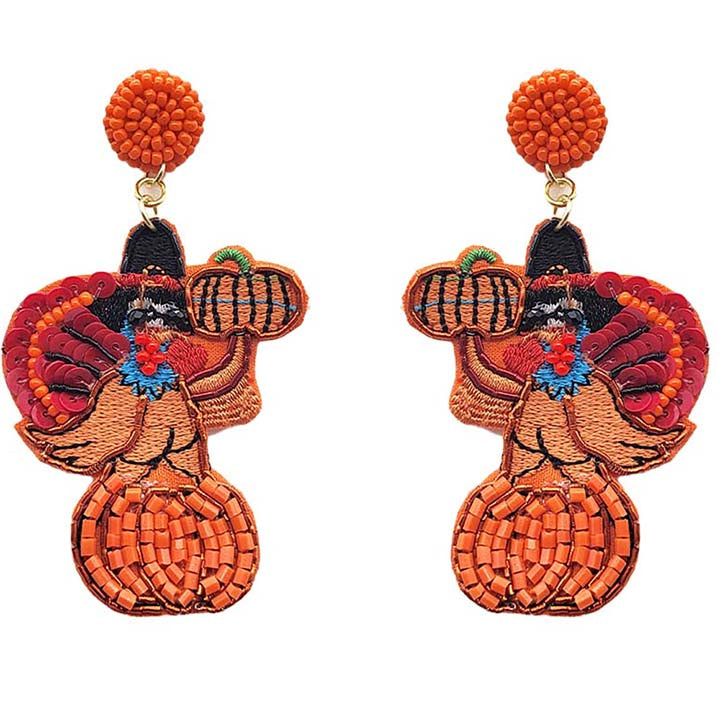 Halloween Earrings-Bead & Embroiderer Turkey