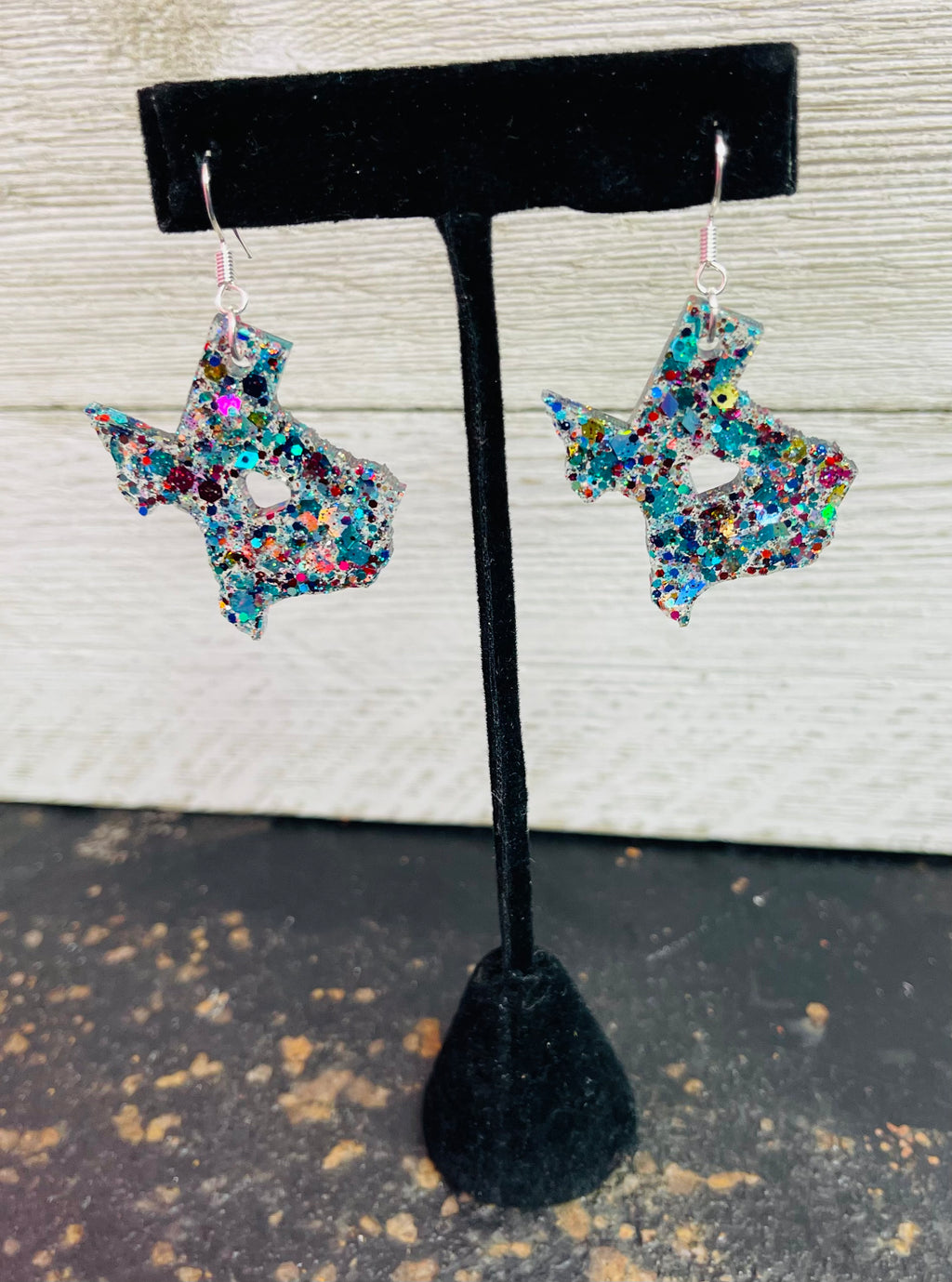 Texas Resin Earrings