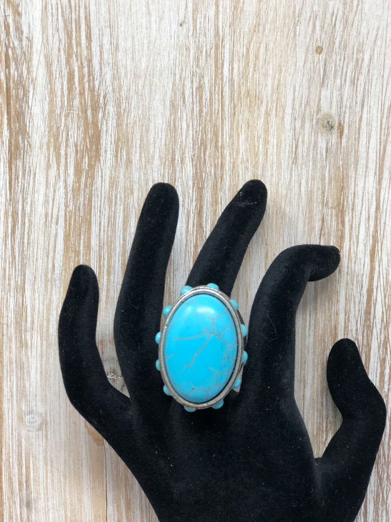 Turquoise Adjustable Rings