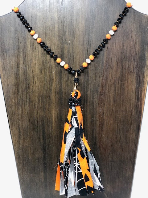 Halloween Tassel Necklace